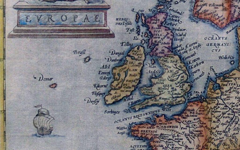 ortelius map of ireland