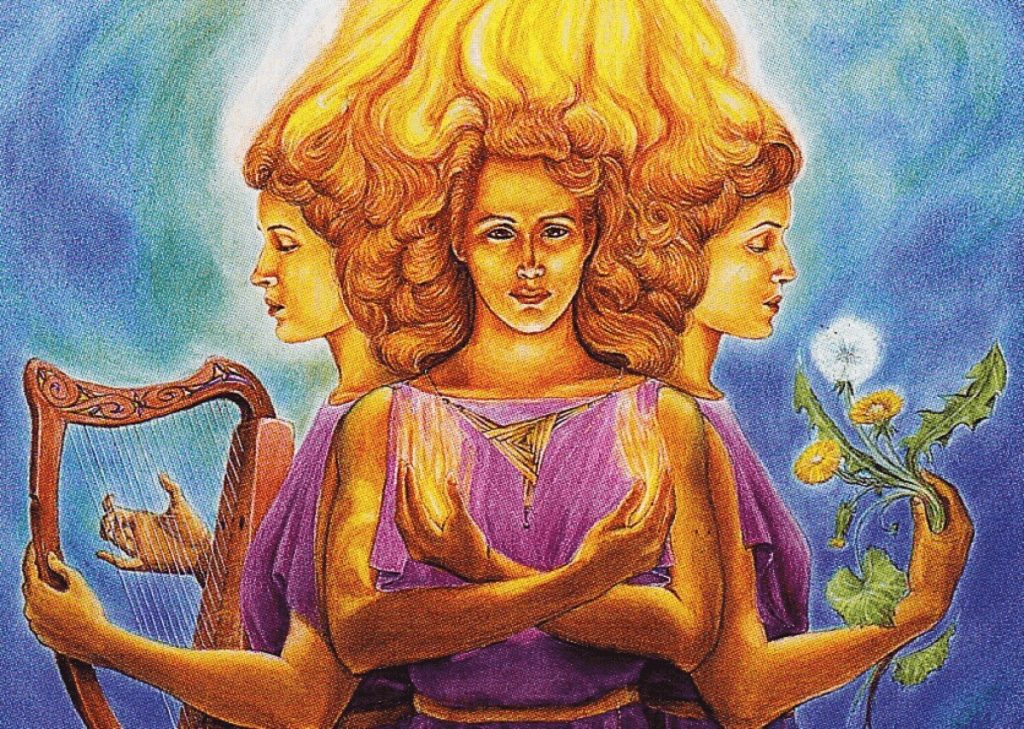 Diosa celta Brigid. La triple diosa.