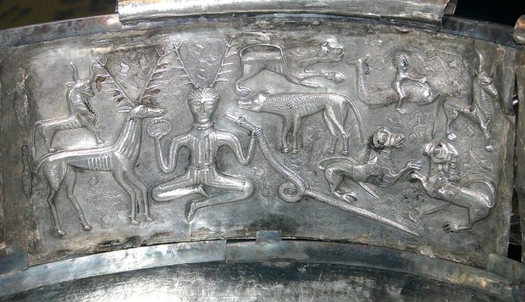 God Cernunnos on Gundestrup cauldron